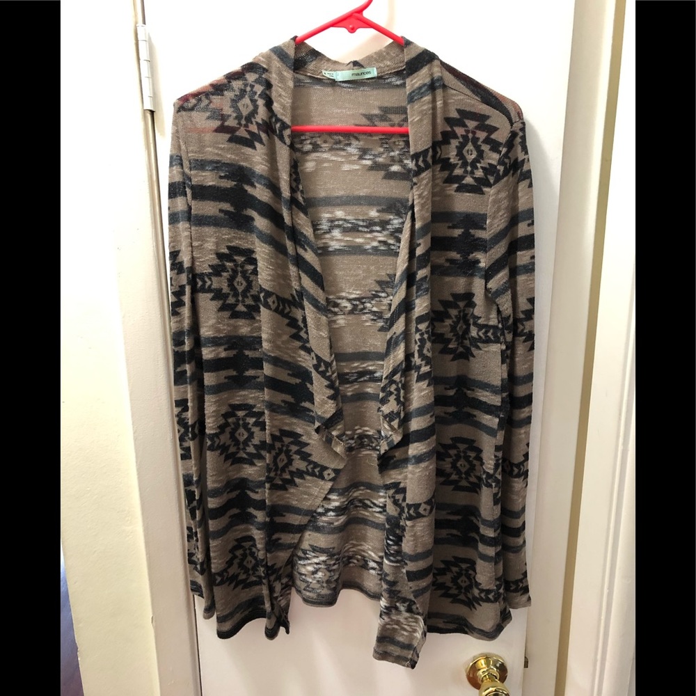 Patterned Maurice's cardigan